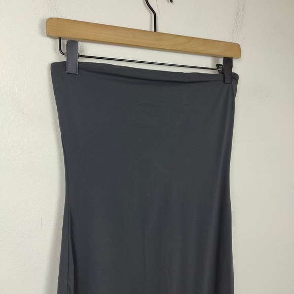 Skims Fits Everybody Tube Dress Womens Medium Onyx Black Maxi Bodycon NWT Glam - Picture 3 of 11